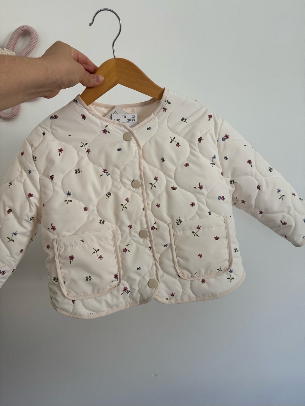 H&M floral puffer